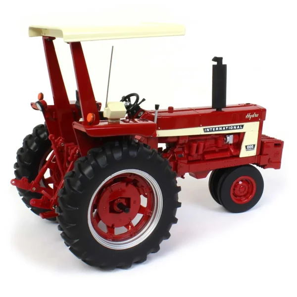 Manufacturer_ERTL Tractors<1/16 International Harvester 666 Hydro Narrow Front with ROPS & Fender Radio, ERTL Prestige Collection