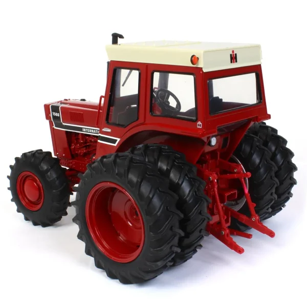 Manufacturer_ERTL Tractors<1/16 International Harvester 1566 Black Stripe with Cab, MFD & Duals, ERTL Prestige Collection