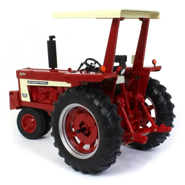 Manufacturer_ERTL Tractors<1/16 International Harvester 666 Hydro Narrow Front with ROPS & Fender Radio, ERTL Prestige Collection