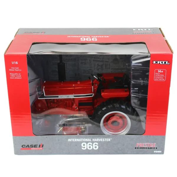 Manufacturer_ERTL Tractors<1/16 International Harvester 966 Black Stripe Narrow Front, ERTL Prestige Collection