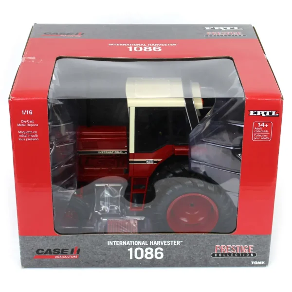 Manufacturer_ERTL Tractors<1/16 International Harvester 1086 Tri-stripe Tractor, ERTL Prestige