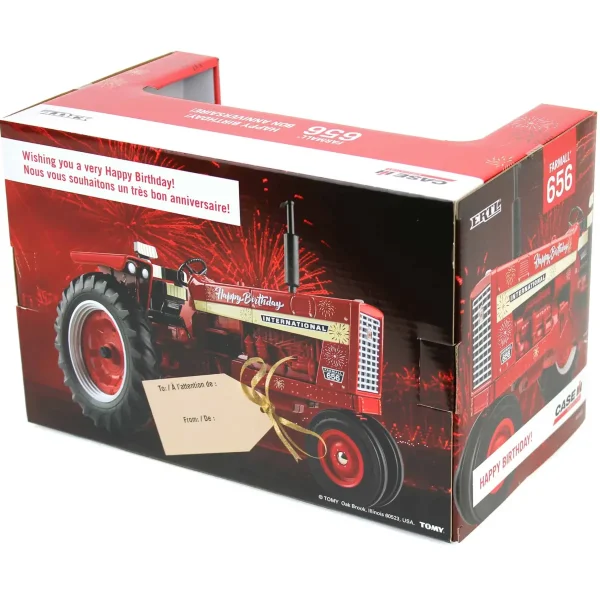 Manufacturer_ERTL Tractors<1/16 International Harvester 656 Diesel "Happy Birthday" Tractor by ERTL