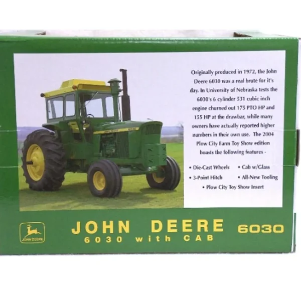 Manufacturer_ERTL Tractors<1/16 John Deere 6030, 2004 Plow City Show