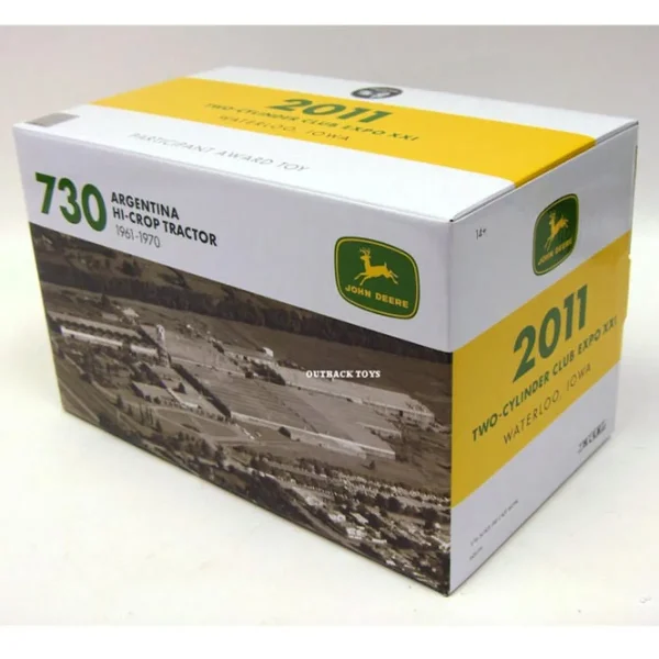 Manufacturer_ERTL Tractors<1/16 John Deere 730 Argentina HiCrop Diesel, 2011 Two Cylinder Club Award Version