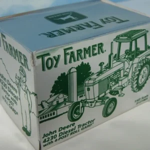 Manufacturer_ERTL Tractors<1/43 John Deere 4230 Diesel Tractor with 4-Post Roll Gard, 1998 Toy Farmer
