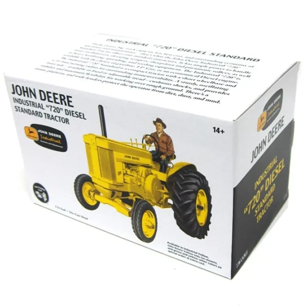 Manufacturer_ERTL Tractors<1/16 John Deere 720 Industrial Yellow, 2008 Two-Cylinder Club Expo