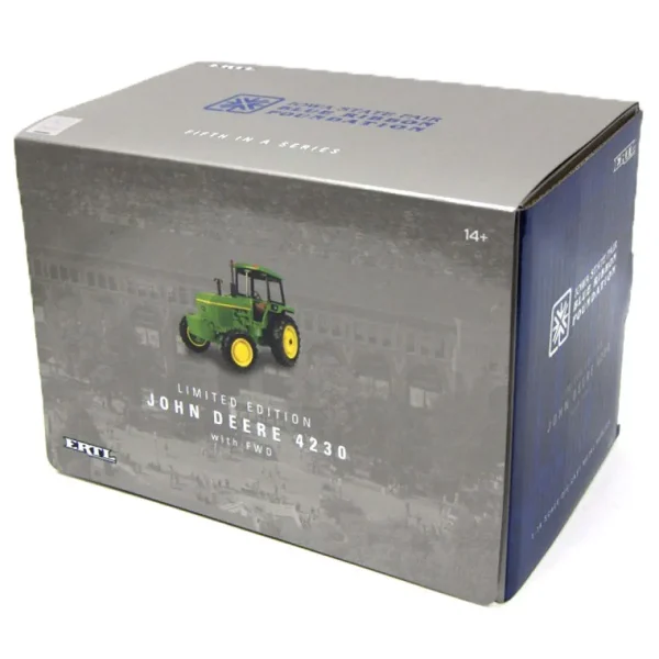 Manufacturer_ERTL Tractors<1/16 John Deere 4230 MFD with Cab & 3 Point Hitch, 2009 IA State Fair Blue Ribbon Foundation