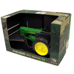 Manufacturer_Scale Models Tractors<1/8 John Deere 70 Narrow Front Die-cast Tractor, Made in the USA
