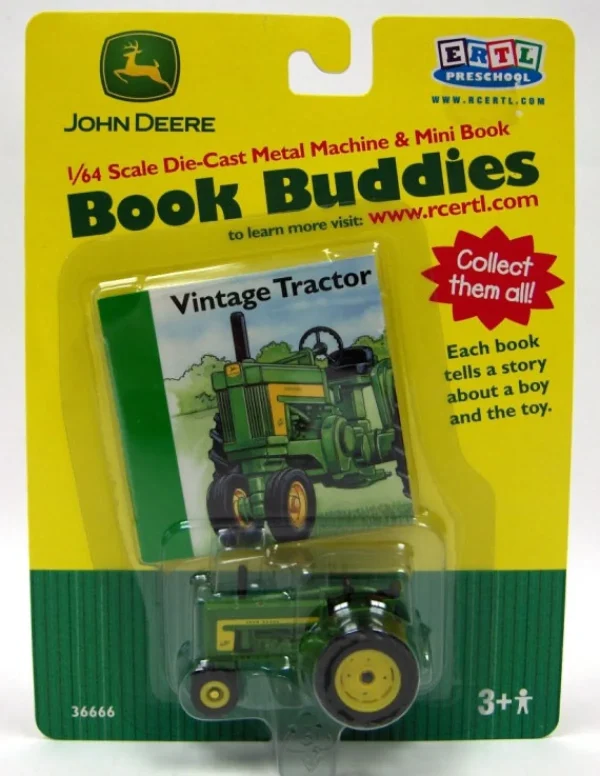 Manufacturer_ERTL Tractors<1/64 John Deere 620 Narrow Front Tractor with Book