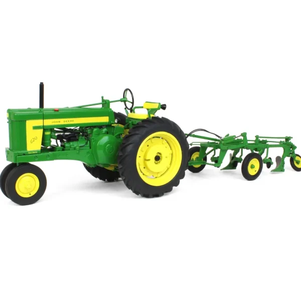 Manufacturer_ERTL Tractors<1/16 John Deere 620 Narrow Front with 555 Plow, ERTL Precision Heritage Series