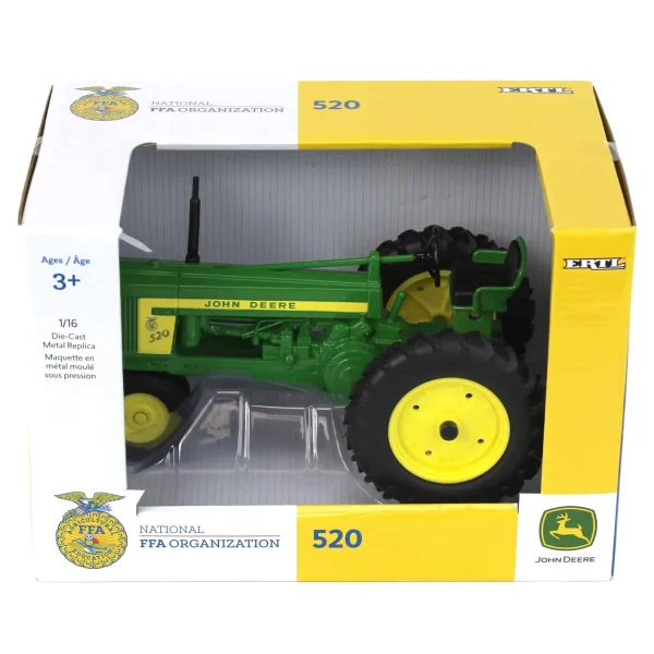 Manufacturer_ERTL Tractors<1/16 John Deere 520 Narrow Front with FFA Logo