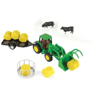 Manufacturer_ERTL Tractors | Play Animals & Accessories<1/32 John Deere 20 Piece Haying Set