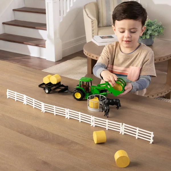 Manufacturer_ERTL Tractors | Play Animals & Accessories<1/32 John Deere 20 Piece Haying Set