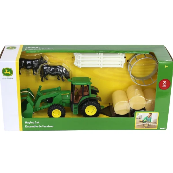 Manufacturer_ERTL Tractors | Play Animals & Accessories<1/32 John Deere 20 Piece Haying Set