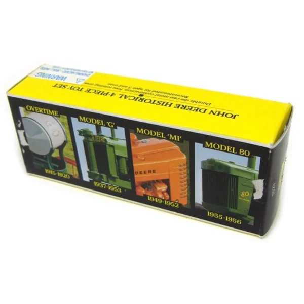 Manufacturer_ERTL Tractors<1/64 John Deere 4 Piece Historical Boxed Set with Overtime, G, MI, & Model 80 Tractors
