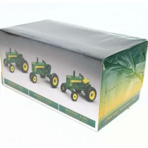 Manufacturer_ERTL Tractors<1/64 John Deere 3 Piece Tractor Set #1 with 330S, 430T & 430S, Dubuque Series