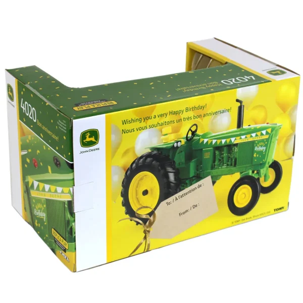 Manufacturer_ERTL Tractors<1/16 John Deere 4020 "Happy Birthday" Wide Front Tractor by ERTL