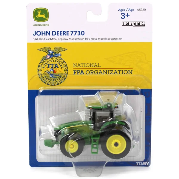 Manufacturer_ERTL Tractors<1/64 John Deere 7730 Tractor with Rear Duals & FFA Logo