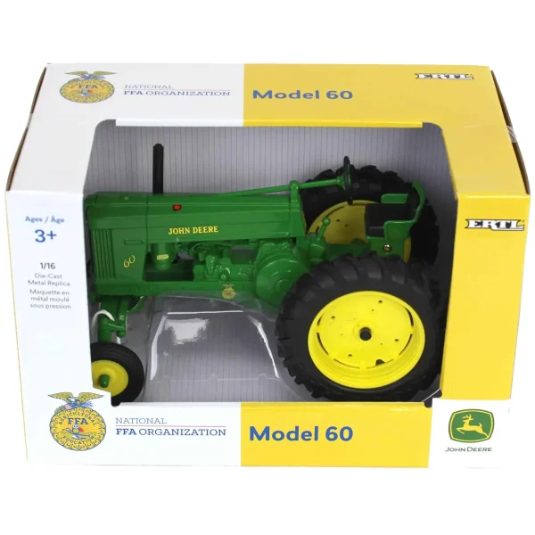 Manufacturer_ERTL Tractors<1/16 John Deere 60 Tractor with FFA Logo, ERTL Replica Play