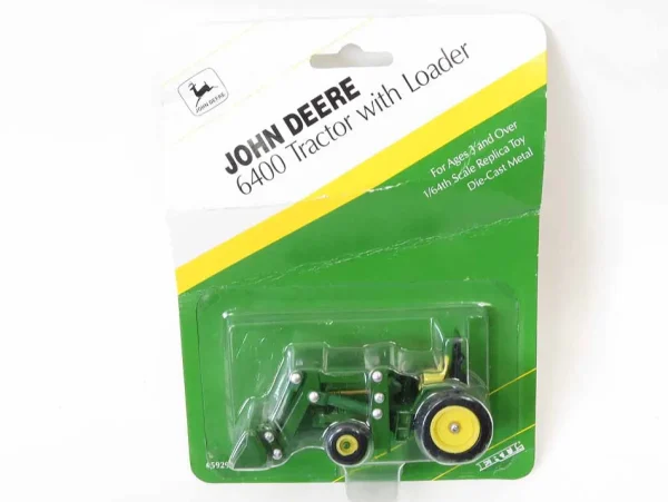 Manufacturer_ERTL Tractors<1/64 John Deere 6400 2WD with ROPS and Loader