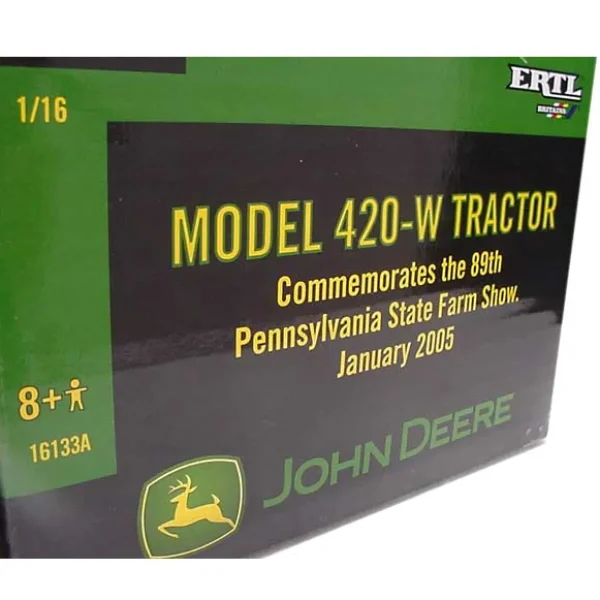 Manufacturer_ERTL Tractors<1/16 John Deere 420 Wide Front, 2005 PA Farm Show, 1 of 1400