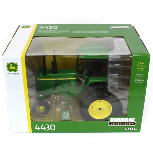 Manufacturer_ERTL Tractors<1/16 John Deere 4430 Wide Front Tractor with Rear Duals, ERTL Prestige Collection