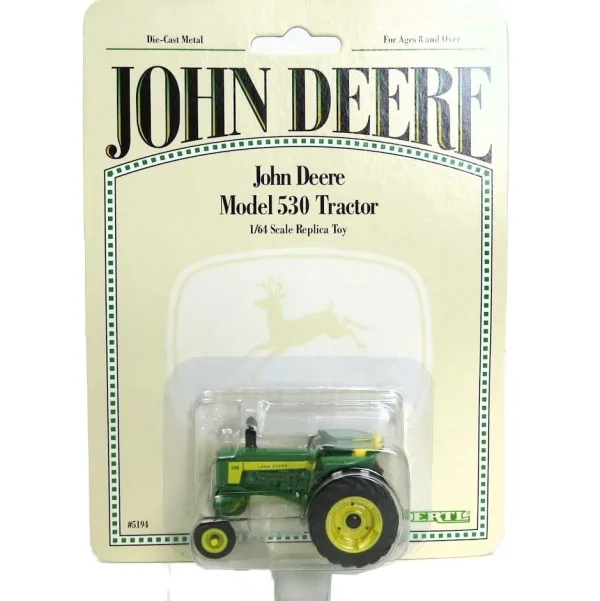 Manufacturer_ERTL Tractors<1/64 John Deere 530 Wide Front with Plow Duals