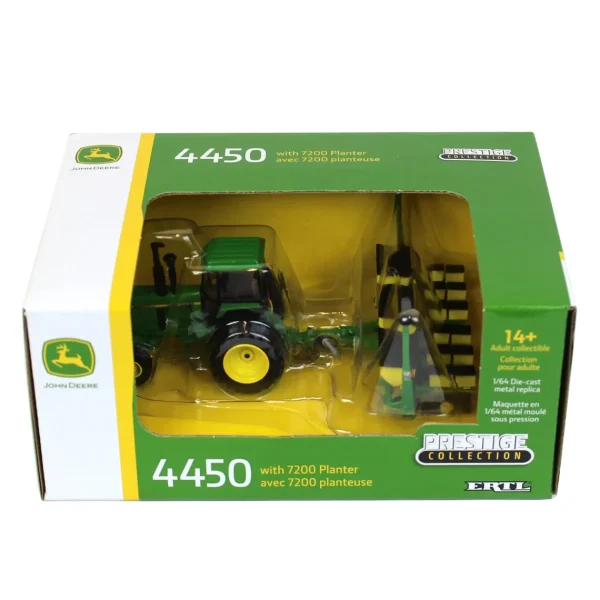 Manufacturer_ERTL Implements<1/64 John Deere 4450 with 7200 Planter, ERTL Prestige Collection