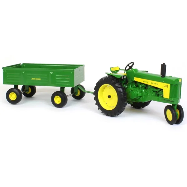 Manufacturer_ERTL Tractors<1/16 John Deere 730 with Barge Wagon