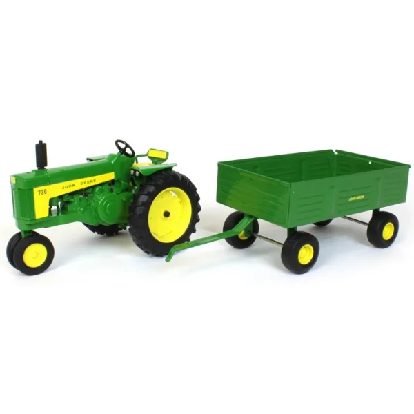 Manufacturer_ERTL Tractors<1/16 John Deere 730 with Barge Wagon