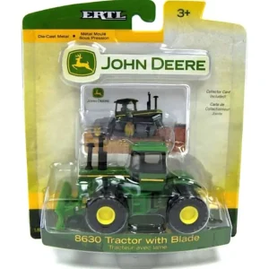 Manufacturer_ERTL Tractors | Implements<1/64 John Deere 8630 with Duals and Blade by ERTL