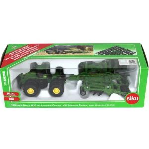 Manufacturer_SIKU Tractors<1/87 John Deere 9630 with Duals & Amazone Centaur Ripper by Siku