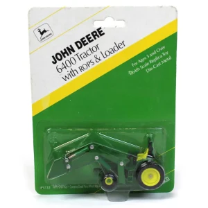 Manufacturer_ERTL Tractors<1/64 John Deere 6400 with ROPS & Loader