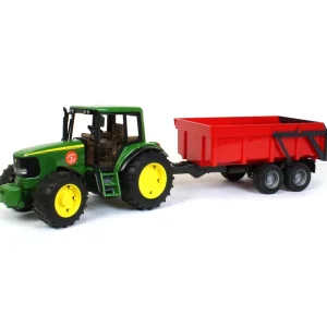 Manufacturer_Bruder Toys Tractors<1/16 John Deere 6920 with Tipping Trailer by Bruder