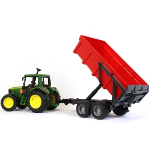 Manufacturer_Bruder Toys Tractors<1/16 John Deere 6920 with Tipping Trailer by Bruder