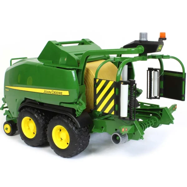 Manufacturer_Bruder Toys Implements<1/16 John Deere C441R Tandem Axle Wrapping Round Baler by Bruder