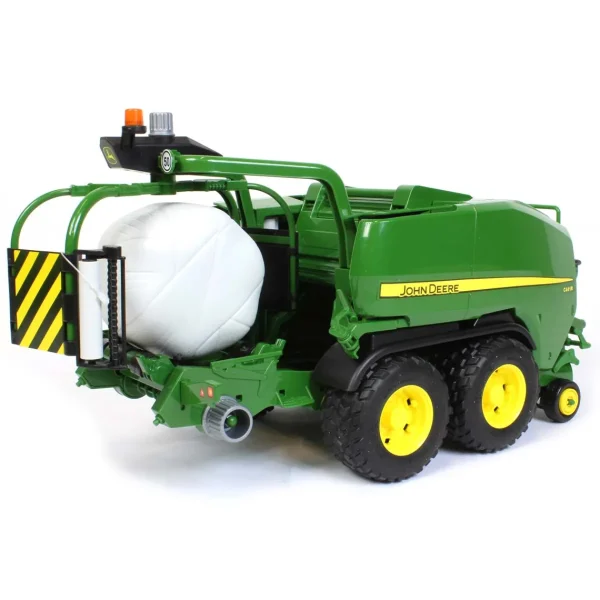 Manufacturer_Bruder Toys Implements<1/16 John Deere C441R Tandem Axle Wrapping Round Baler by Bruder