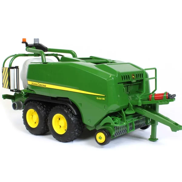 Manufacturer_Bruder Toys Implements<1/16 John Deere C441R Tandem Axle Wrapping Round Baler by Bruder