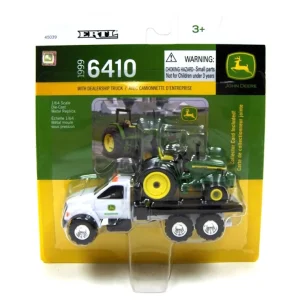 Manufacturer_ERTL Tractors<1/64 John Deere Dealership Flatbed with 6410 Tractor