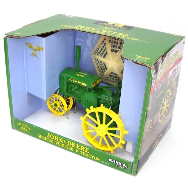 Manufacturer_ERTL Tractors<1/16 John Deere General Purpose P with Umbrella, 75th Anniversary Collector Edition