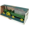 Manufacturer_ERTL Implements | Tractors<1/16 John Deere GP with Flare Box Wagon on Steel Wheels, Made in the USA by ERTL