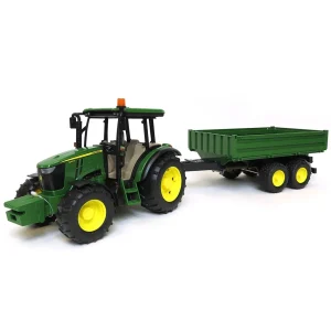 Manufacturer_Bruder Toys Tractors<1/16 John Deere 5115M with Tipping Trailer by Bruder