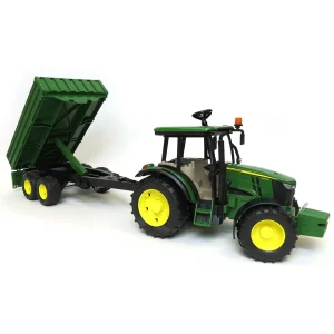 Manufacturer_Bruder Toys Tractors<1/16 John Deere 5115M with Tipping Trailer by Bruder