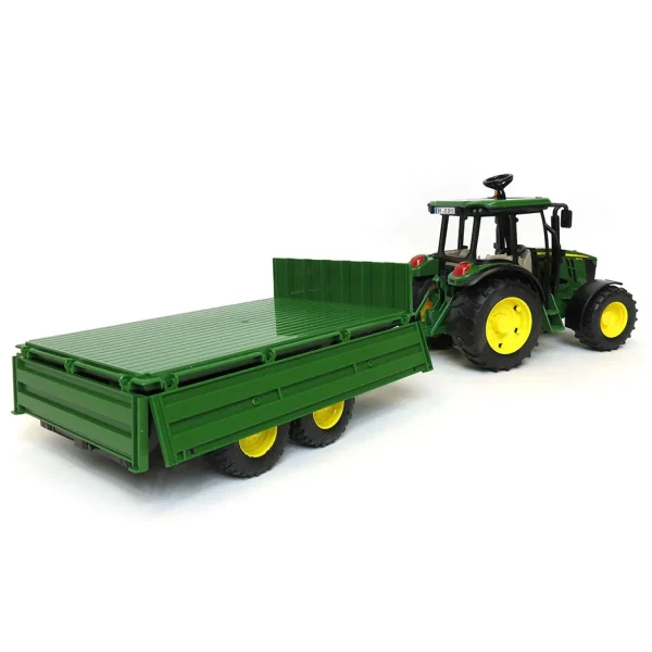 Manufacturer_Bruder Toys Tractors<1/16 John Deere 5115M with Tipping Trailer by Bruder