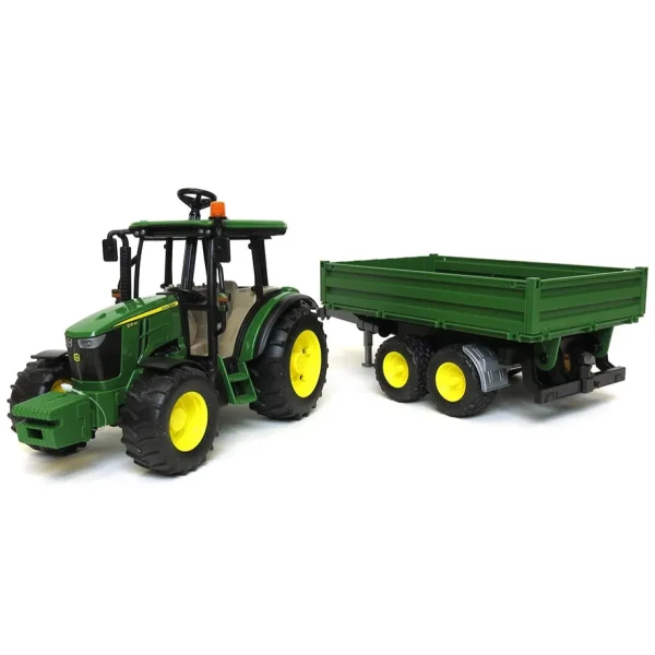 Manufacturer_Bruder Toys Tractors<1/16 John Deere 5115M with Tipping Trailer by Bruder