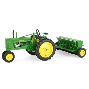 Manufacturer_ERTL Tractors | Implements<1/16 John Deere Model B with Grain Drill, 2025 Classic Green Reunion, ERTL Prestige Collection