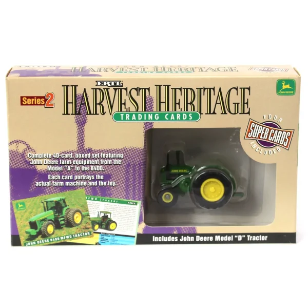 Manufacturer_ERTL Tractors<1/64 John Deere Model D with JD Playing cards