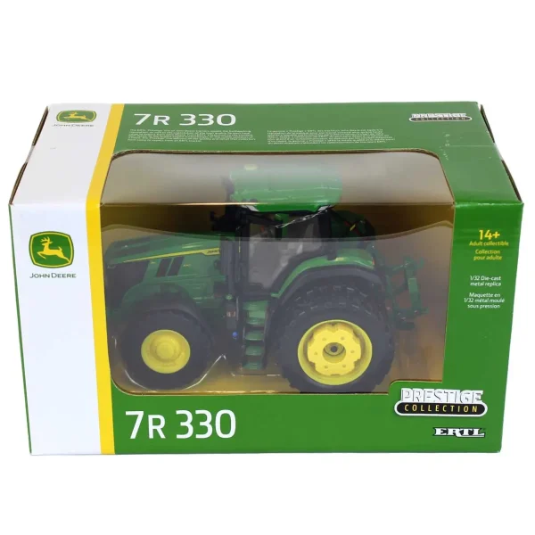 Manufacturer_ERTL Tractors<1/32 John Deere 7R 330 Row Crop with Rear Duals, ERTL Prestige Collection