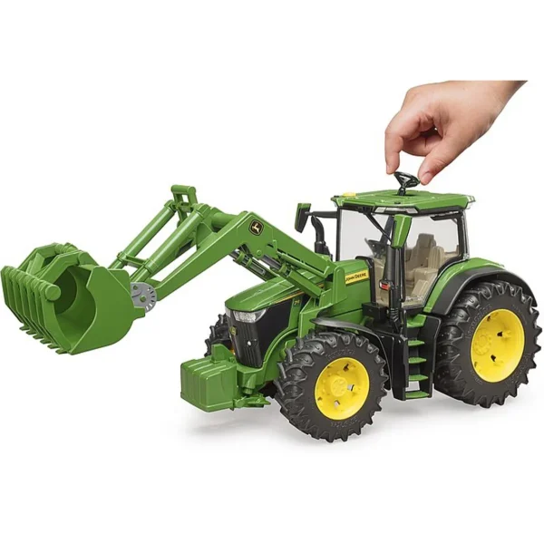 Manufacturer_Bruder Toys Implements<1/16 John Deere 7R 350 Tractor with Front Loader by Bruder