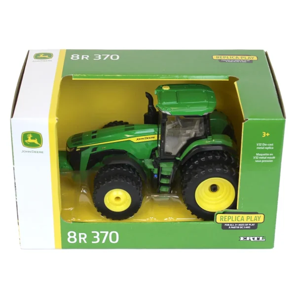 Outback Toys Tractors<1/32 John Deere 8R 370 with Front & Rear Duals
